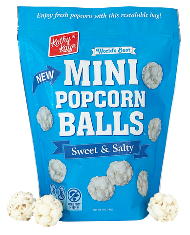 Sweet & Salty Mini Popcorn Balls - 6 Count Case